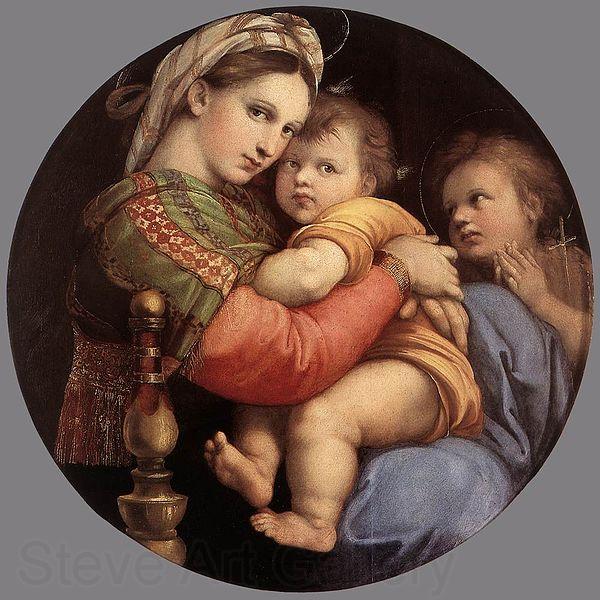 RAFFAELLO Sanzio Madonna della Seggiola